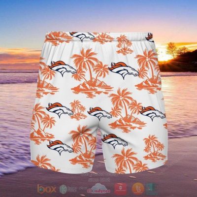 Nfl Denver Broncos Palm Tree Hawaiian Shirt, Shorts - Hot Sale 2025