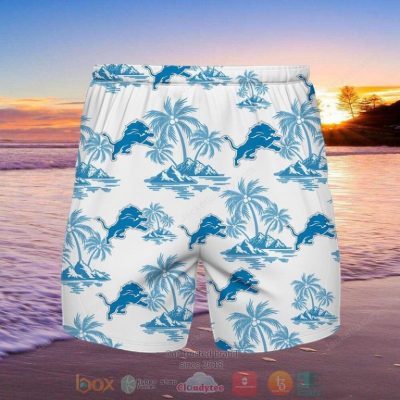 Nfl Detroit Lions Palm Tree Hawaiian Shirt, Shorts - Hot Sale 2025