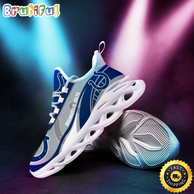 NFL Indianapolis Colts Sneaker Max Soul Shoes Hot Special Gift For Fans