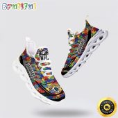 NFL Jacksonville Jaguars Autism Awareness Max Soul Shoes Perfect Gift For Football Fans