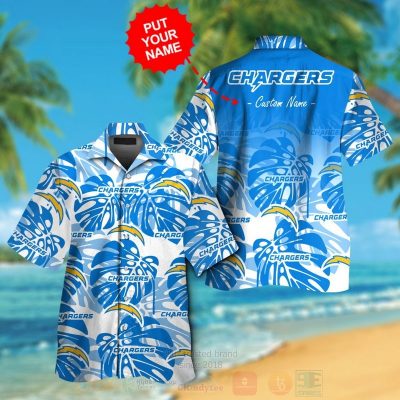 Nfl Los Angeles Chargers Custom Name Hawaiian Shirt, Short - Hot Sale 2025