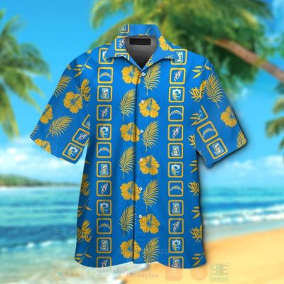 Nfl Los Angeles Chargers Full Blue-Yellow Hibiscus Hawaiian Shirt, Short - Hot Sale 2025