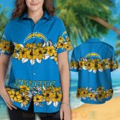Nfl Los Angeles Chargers Hibiscus Yellow Hawaiian Shirt Short 1 2 768x768 1.jpg - demo10