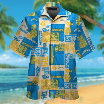 Nfl Los Angeles Chargers Pineapple Hawaiian Shirt, Short - Hot Sale 2025