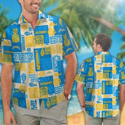 Nfl Los Angeles Chargers Pineapple Hawaiian Shirt, Short - Hot Sale 2025
