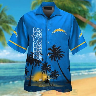 Nfl Los Angeles Chargers Sun Hawaiian Shirt, Short - Hot Sale 2025