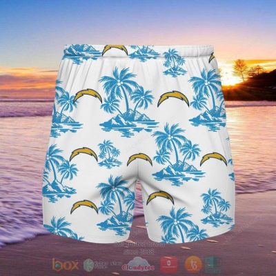 Nfl Los Angeles Chargers Palm Tree Hawaiian Shirt, Shorts - Hot Sale 2025