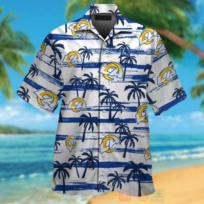 Nfl Los Angeles Rams Blue-White Hawaiian Shirt, Short - Hot Sale 2025