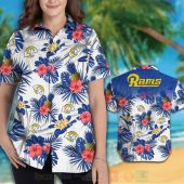 Nfl Los Angeles Rams Blue White Hibiscus Hawaiian Shirt Short 1 2 768x768 1.jpg - demo10