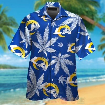Nfl Los Angeles Rams Cannabis Leaves Hawaiian Shirt, Short - Hot Sale 2025