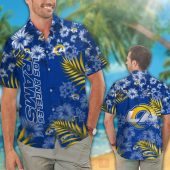 Nfl Los Angeles Rams Full Blue White Hibiscus Hawaiian Shirt Short 1 768x768 1.jpg - demo10