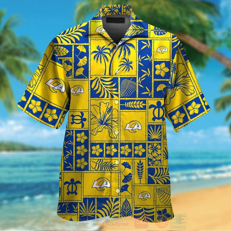 Nfl Los Angeles Rams Marine Ecology Yellow Hawaiian Shirt, Short - Hot Sale 2025