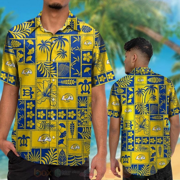 Nfl Los Angeles Rams Marine Ecology Yellow Hawaiian Shirt, Short - Hot Sale 2025