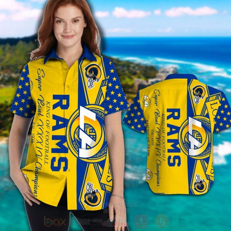 Nfl Los Angeles Rams Men Woman Hawaiian Shirt, Short - Hot Sale 2025