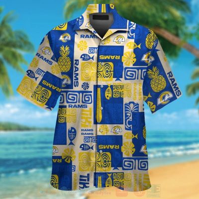 Nfl Los Angeles Rams Pineapple Hawaiian Shirt, Short - Hot Sale 2025