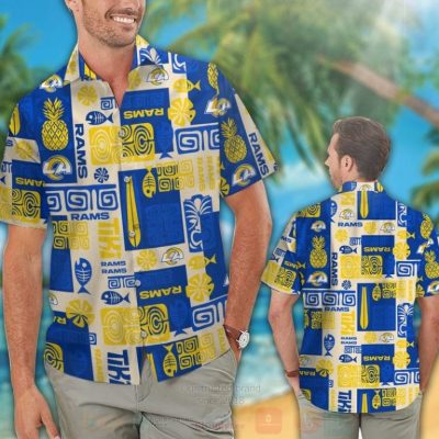 Nfl Los Angeles Rams Pineapple Hawaiian Shirt, Short - Hot Sale 2025