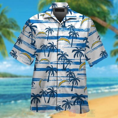 Nfl Los Angeles White-Blue Chargers Hawaiian Shirt, Short - Hot Sale 2025