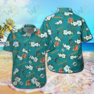 Nfl Miami Dolphins Dark Green Hawaiian Shirt, Short - Hot Sale 2025