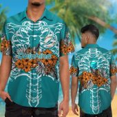 Nfl Miami Dolphins Skeleton Hawaiian Shirt Short 1 768x768 1.jpg - demo10
