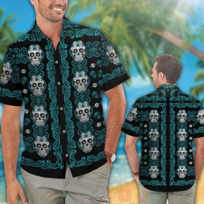 Nfl Miami Dolphins Skulls Hawaiian Shirt, Short - Hot Sale 2025