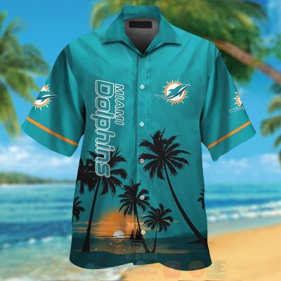 Nfl Miami Dolphins Sun Hawaiian Shirt, Short - Hot Sale 2025