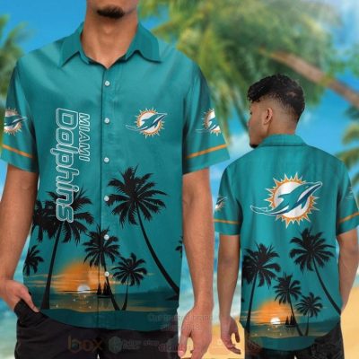 Nfl Miami Dolphins Sun Hawaiian Shirt, Short - Hot Sale 2025