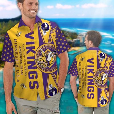 Nfl Minnesota Vikings Men Woman Hawaiian Shirt, Short - Hot Sale 2025