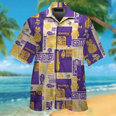 Nfl Minnesota Vikings Pineapple Hawaiian Shirt, Short - Hot Sale 2025
