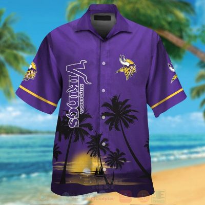 Nfl Minnesota Vikings Sun Hawaiian Shirt, Short - Hot Sale 2025