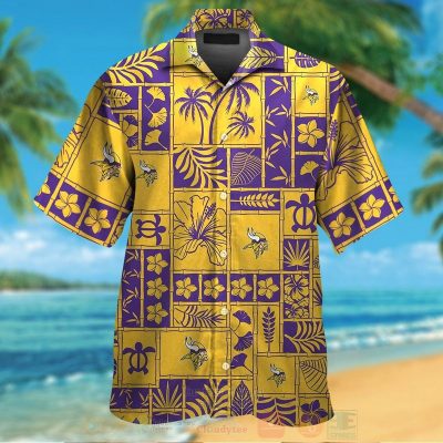 Nfl Minnesota Vikings Yellow Marine Ecology Hawaiian Shirt, Short - Hot Sale 2025