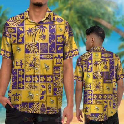 Nfl Minnesota Vikings Yellow Marine Ecology Hawaiian Shirt, Short - Hot Sale 2025