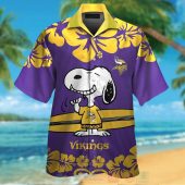 Nfl Minnesota Vikings And Snoopy Hawaiian Shirt Short.jpg - demo10