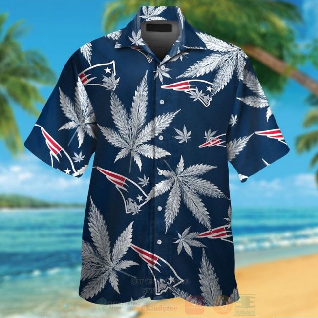 Nfl New England Patriots Cannabis Leaves Hawaiian Shirt, Short - Hot Sale 2025