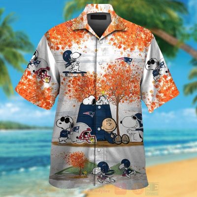 Nfl New England Patriots Snoopy Autumn Hawaiian Shirt, Short - Hot Sale 2025