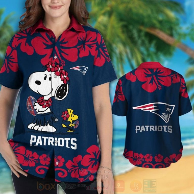 Nfl New England Patriots Snoopy And Woodstock Hawaiian Shirt, Short - Hot Sale 2025