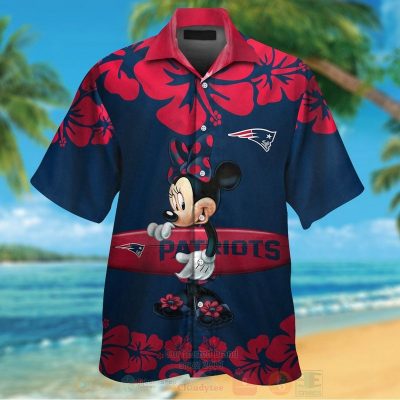 Nfl New England Patriots And Minnie Mouse Hawaiian Shirt, Short - Hot Sale 2025