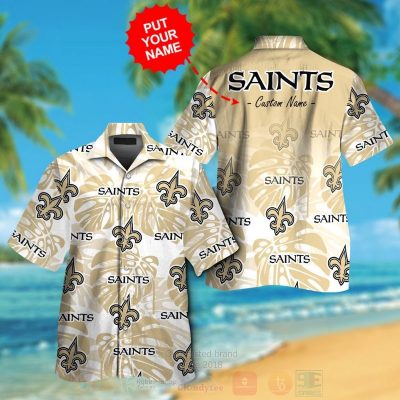 Nfl New Orleans Saints Custom Name Hawaiian Shirt, Short - Hot Sale 2025