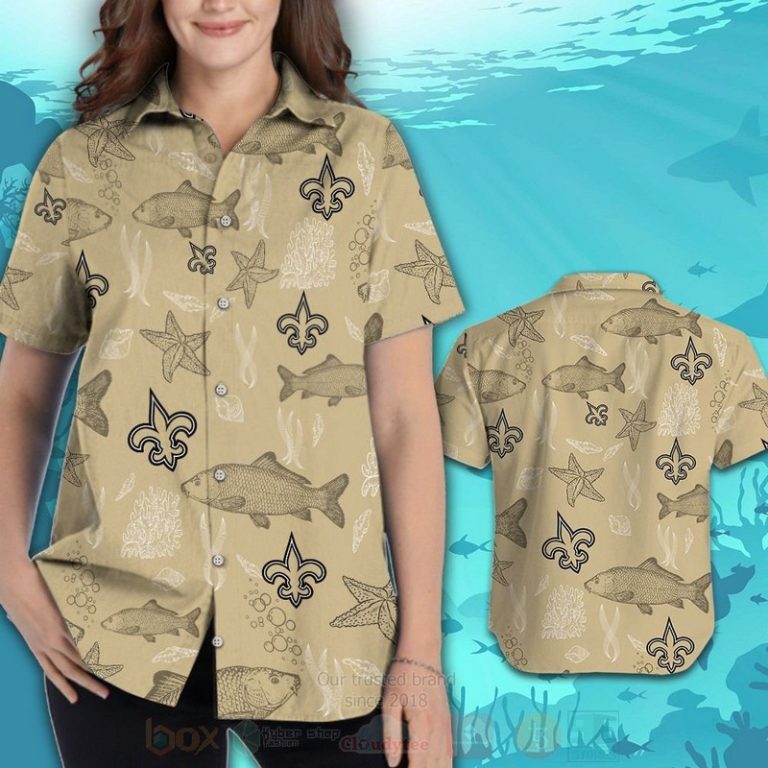 Nfl New Orleans Saints Fish Hawaiian Shirt, Short - Hot Sale 2025