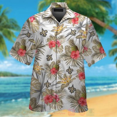 Nfl New Orleans Saints Red Hiibscu Hawaiian Shirt, Short - Hot Sale 2025