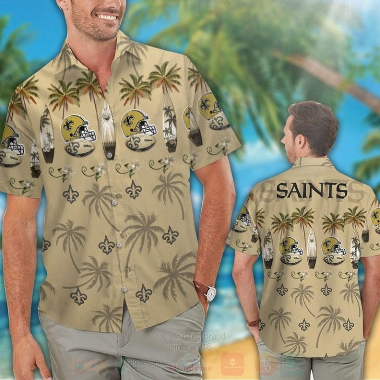 Nfl New Orleans Saints Rugby Hat Hawaiian Shirt, Short - Hot Sale 2025