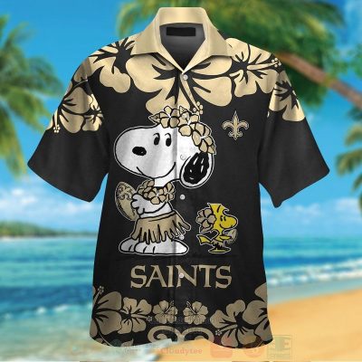 Nfl New Orleans Saints Snoopy And Woodstock Hawaiian Shirt, Short - Hot Sale 2025