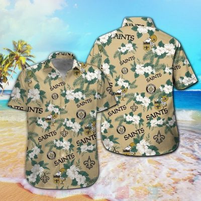 Nfl New Orleans Saints White Hiibscu Hawaiian Shirt, Short - Hot Sale 2025