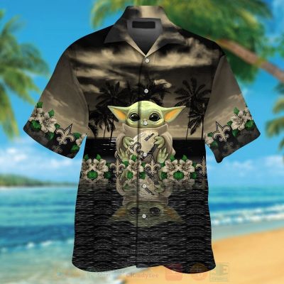 Nfl New Orleans Saints And Baby Yoda Hawaiian Shirt, Short - Hot Sale 2025