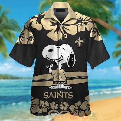 Nfl New Orleans Saints And Snoopy Hawaiian Shirt, Short - Hot Sale 2025