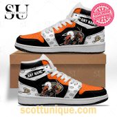 NHL Anaheim Ducks Special Team Mascot Air Jordan 1 High Top Sneakers -Soulcals.com