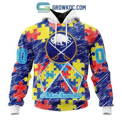NHL Buffalo Sabres Puzzle Autism Awareness Personalized Hoodie T Shirt