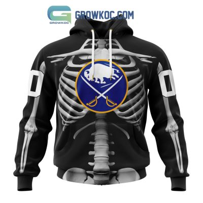 NHL Buffalo Sabres Special Skeleton Costume For Halloween Hoodie T Shirt