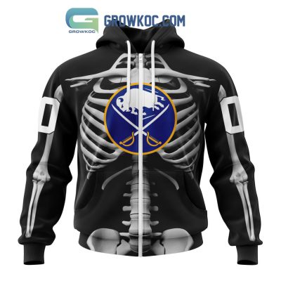 NHL Buffalo Sabres Special Skeleton Costume For Halloween Hoodie T Shirt