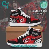 NHL Carolina Hurricanes Air Jordan 1 Sneaker - soulcals.com