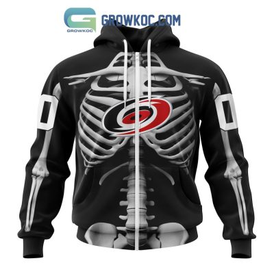 NHL Carolina Hurricanes Special Skeleton Costume For Halloween Hoodie T Shirt